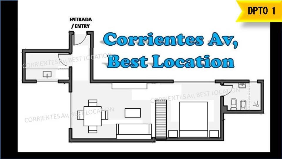 Corrientes Av, best location Buenos Aires Extérieur photo